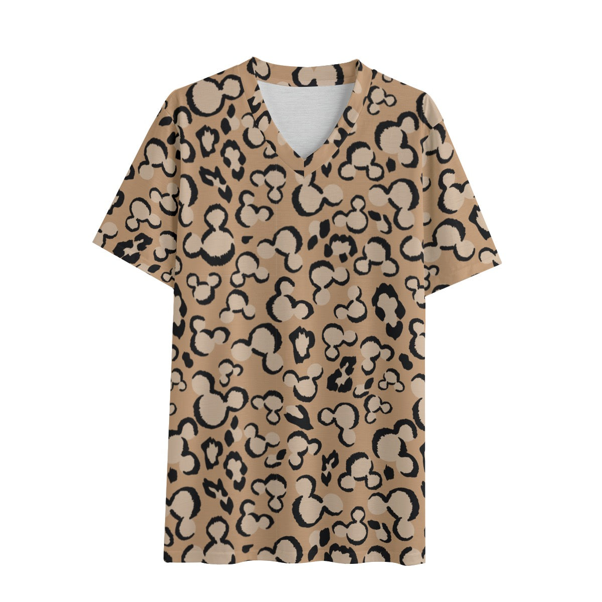 LEOPARD  - ADULT V-NECK