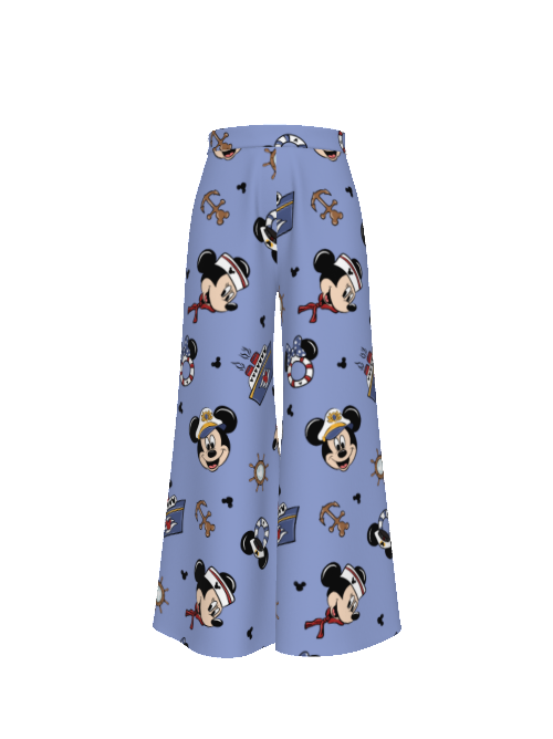 WOMENS FLOWY WIDE LEG PANTS- CHOOSE PRINT