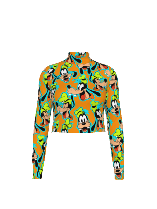 GOOF FACES - ADULT LONG SLEEVE MOCK NECK