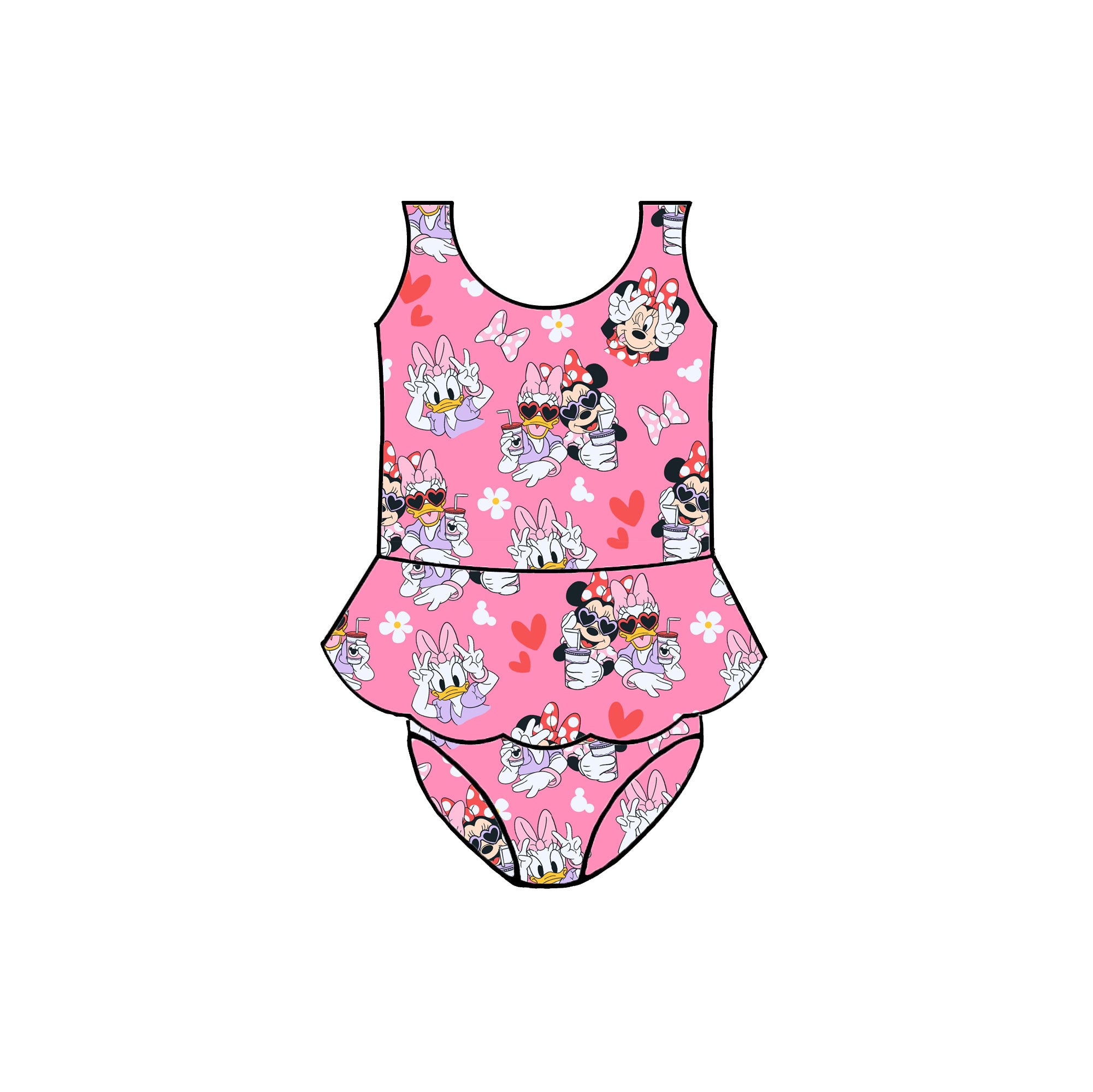 HOLO GIRL BESTIES KIDS SWIM - CHOOSE STYLE