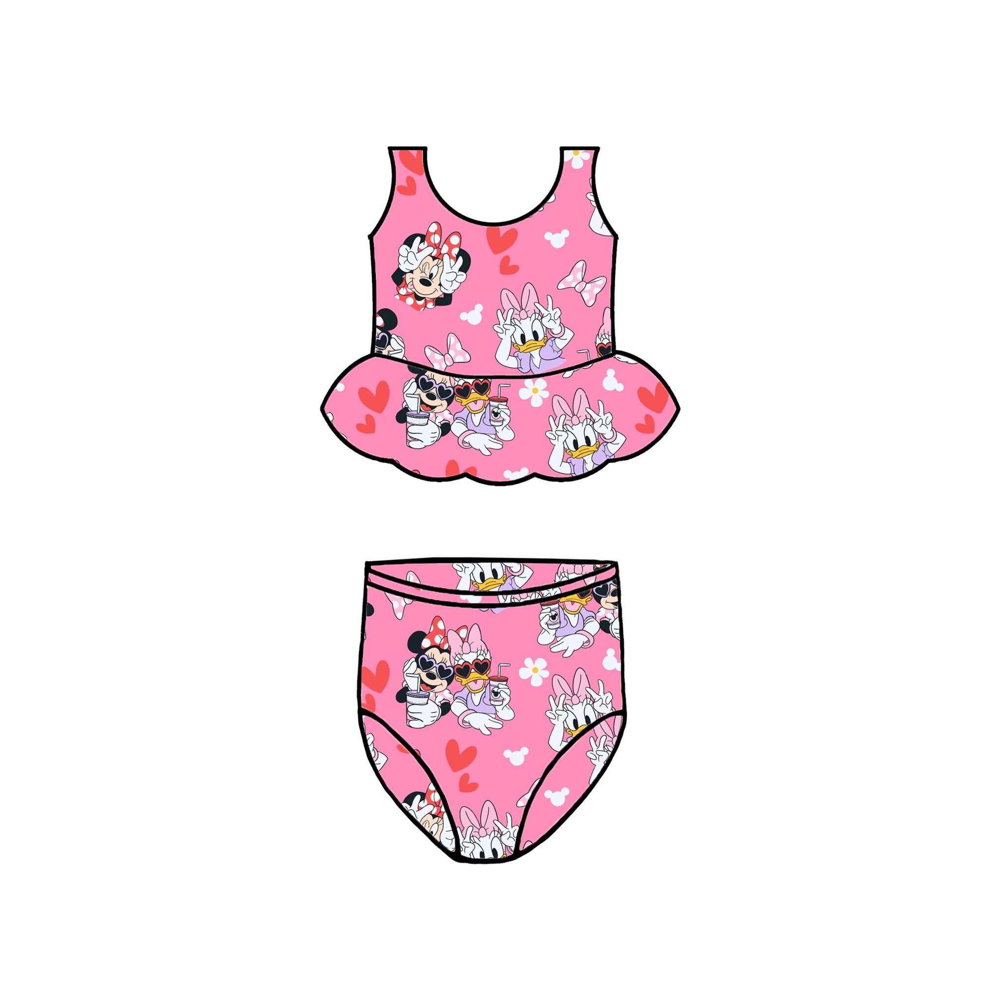 HOLO GIRL BESTIES KIDS SWIM - CHOOSE STYLE