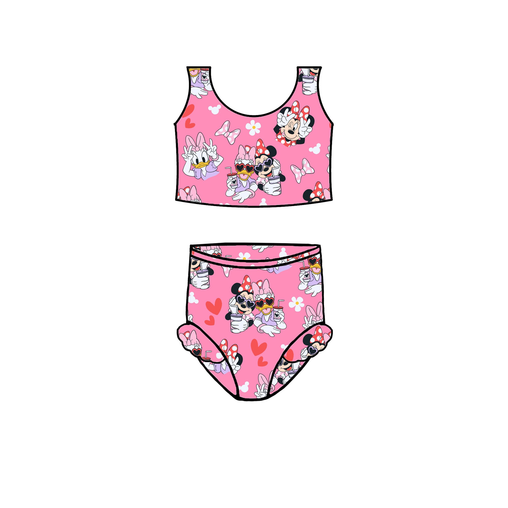 HOLO GIRL BESTIES KIDS SWIM - CHOOSE STYLE