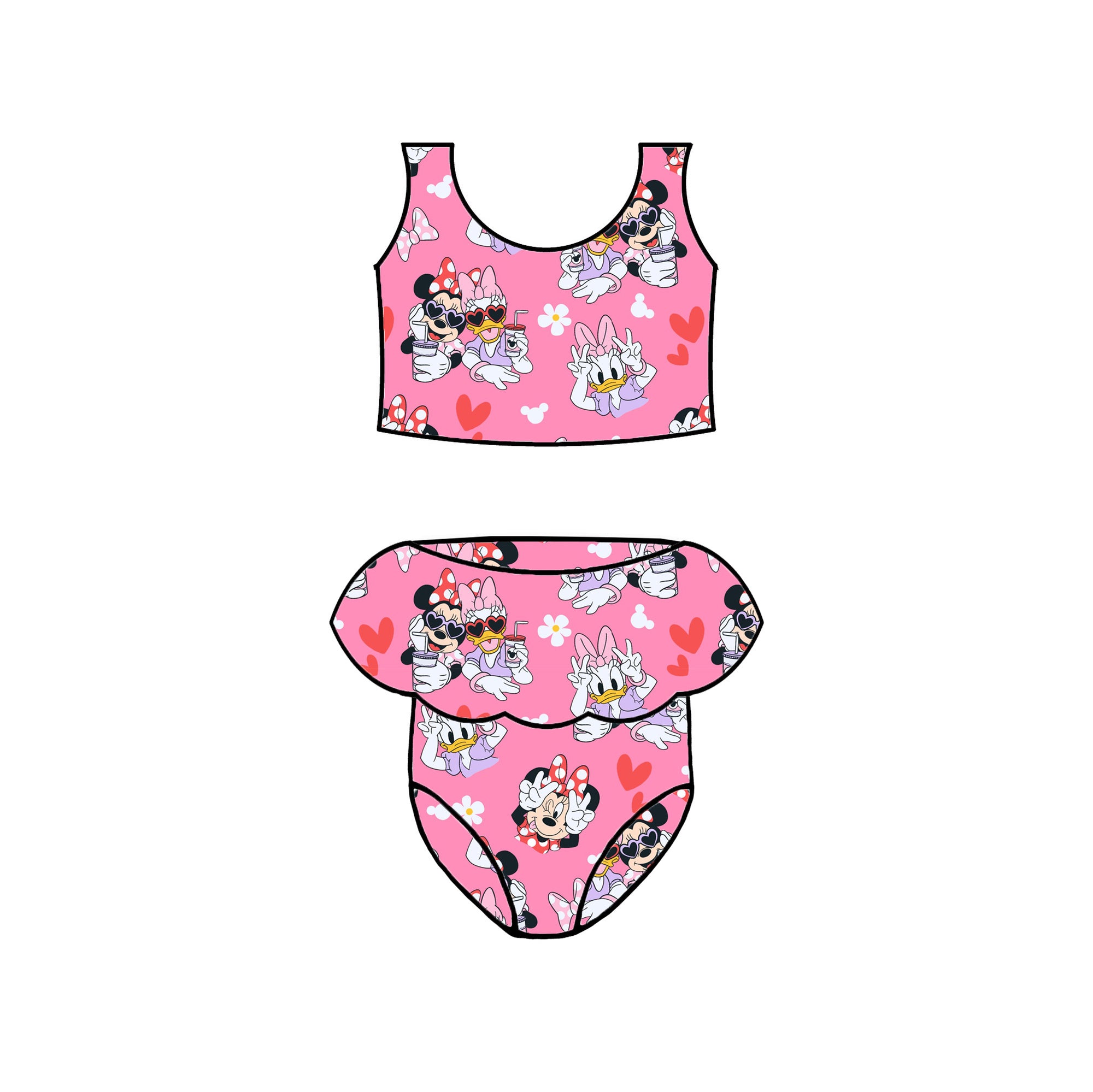 HOLO GIRL BESTIES KIDS SWIM - CHOOSE STYLE