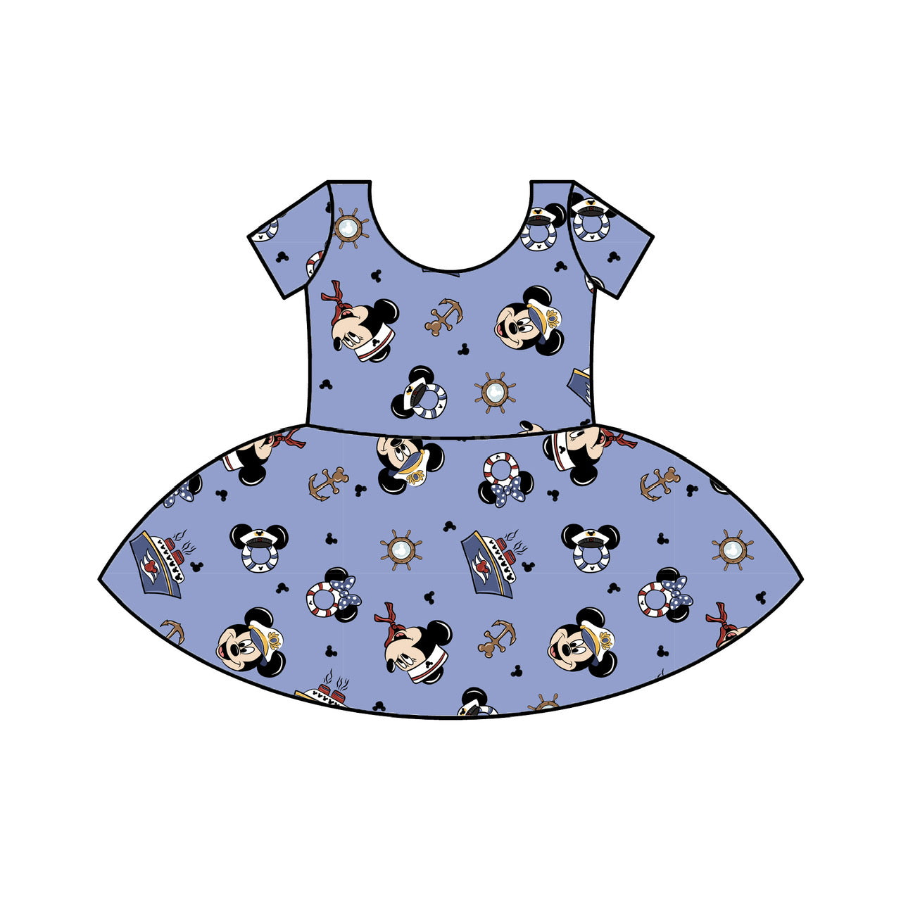 BLUE CRUISE - KIDS TWIRL DRESS PRE-ORDER