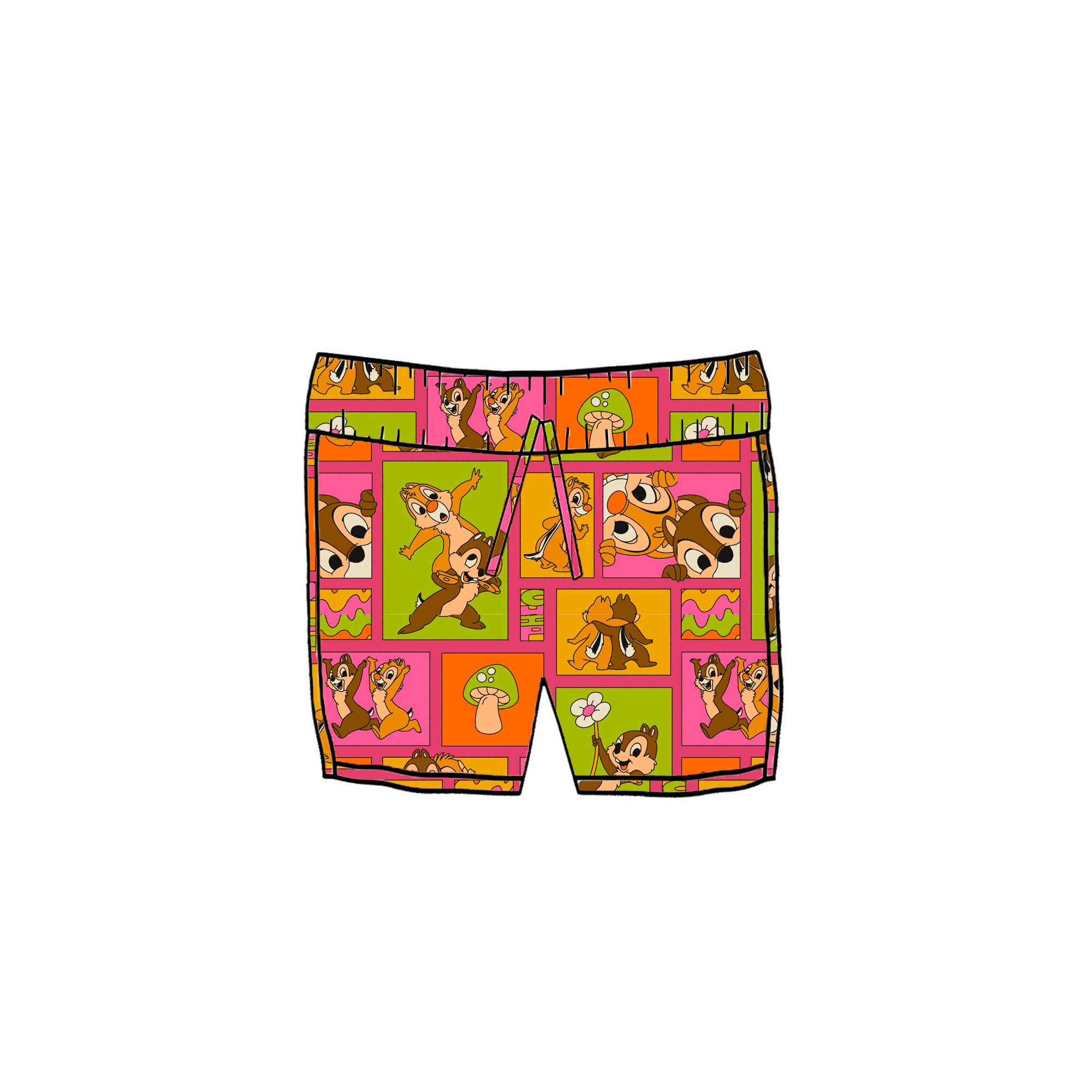 CHIP & DALE  - KIDS SWIM SHORTS