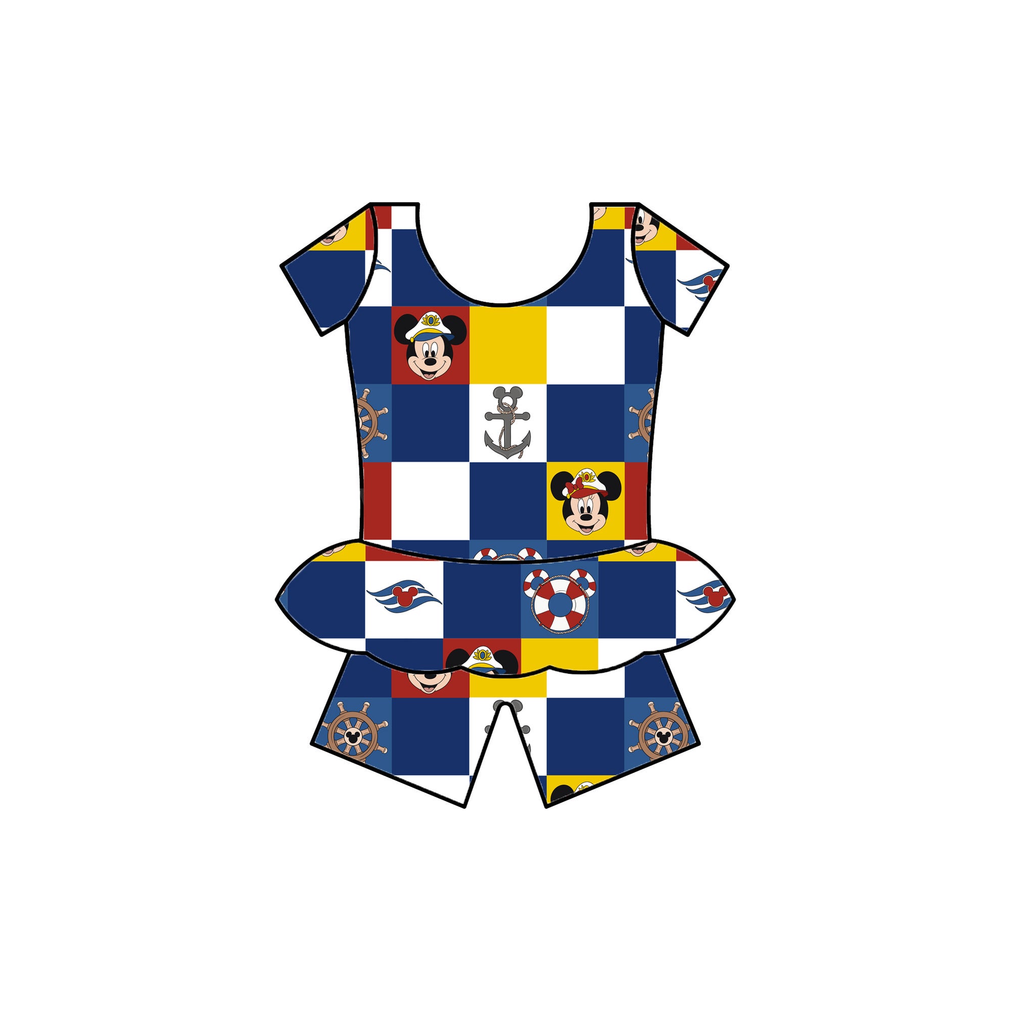 SUBSRIBER CRUISE CHECKERS - KIDS ROMPER - PRE-ORDER