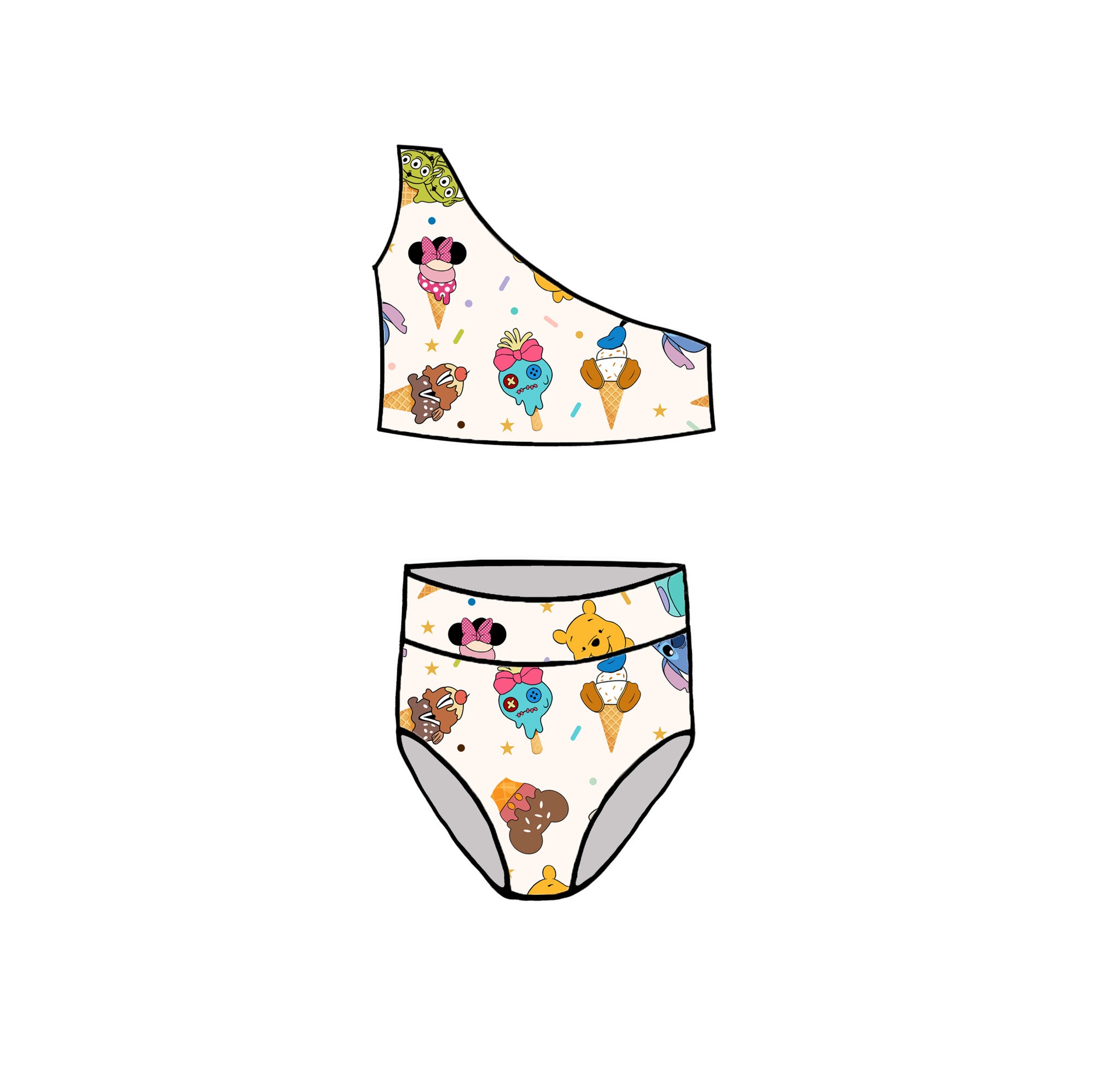 ICE CREAM ADULT SWIMWEAR- CHOOSE STYLE