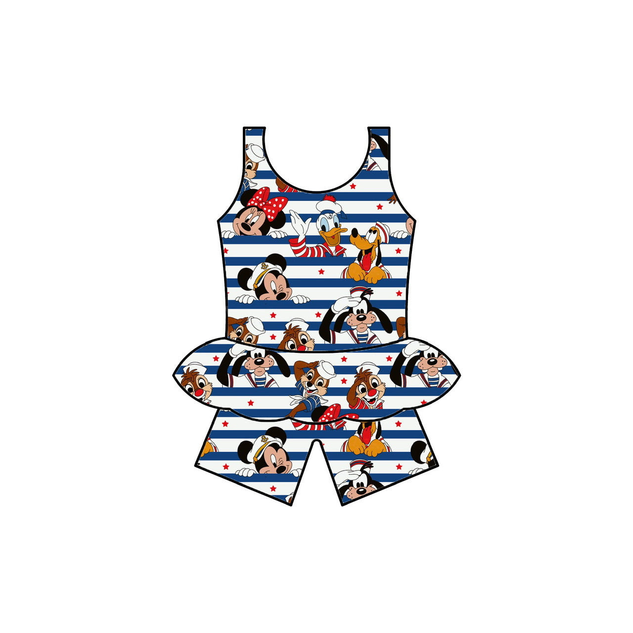 FAB STRIPE CRUISE - KIDS ROMPER - PRE-ORDER