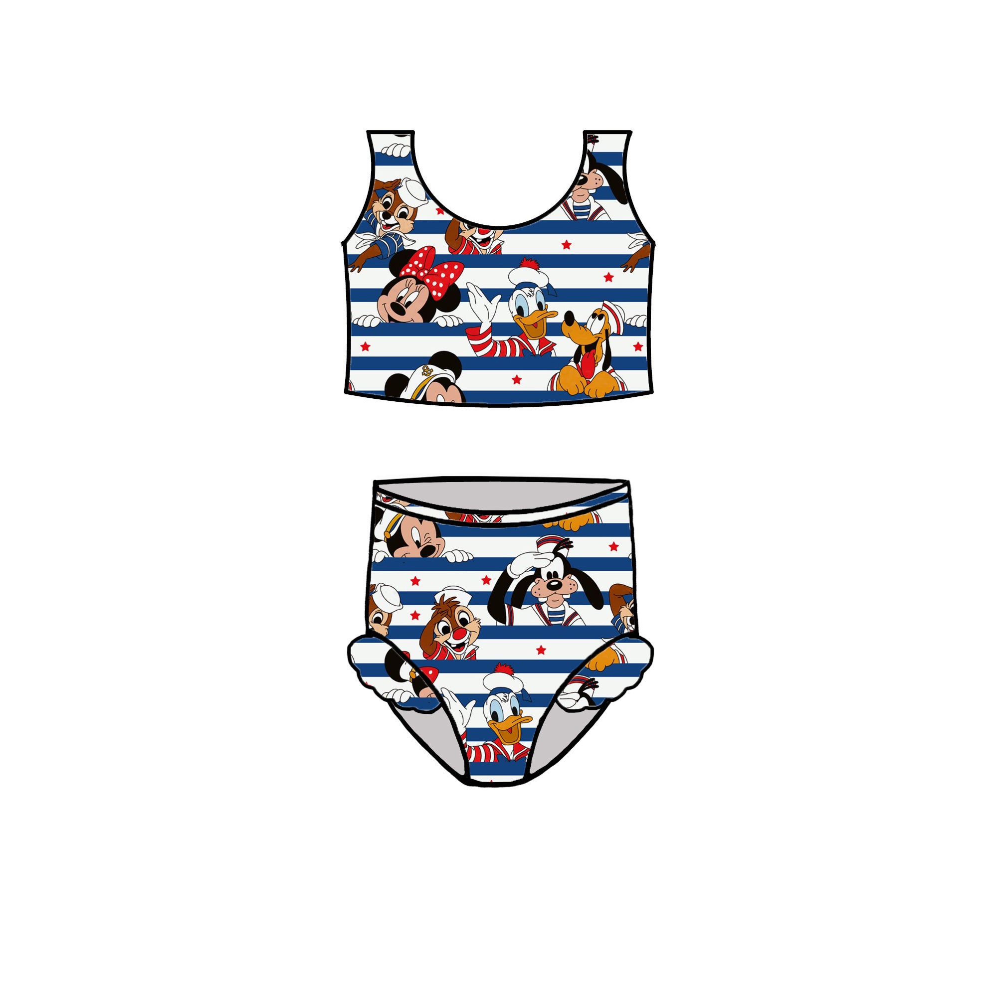 FAB 5 STRIPES SWIM - CHOOSE STYLE