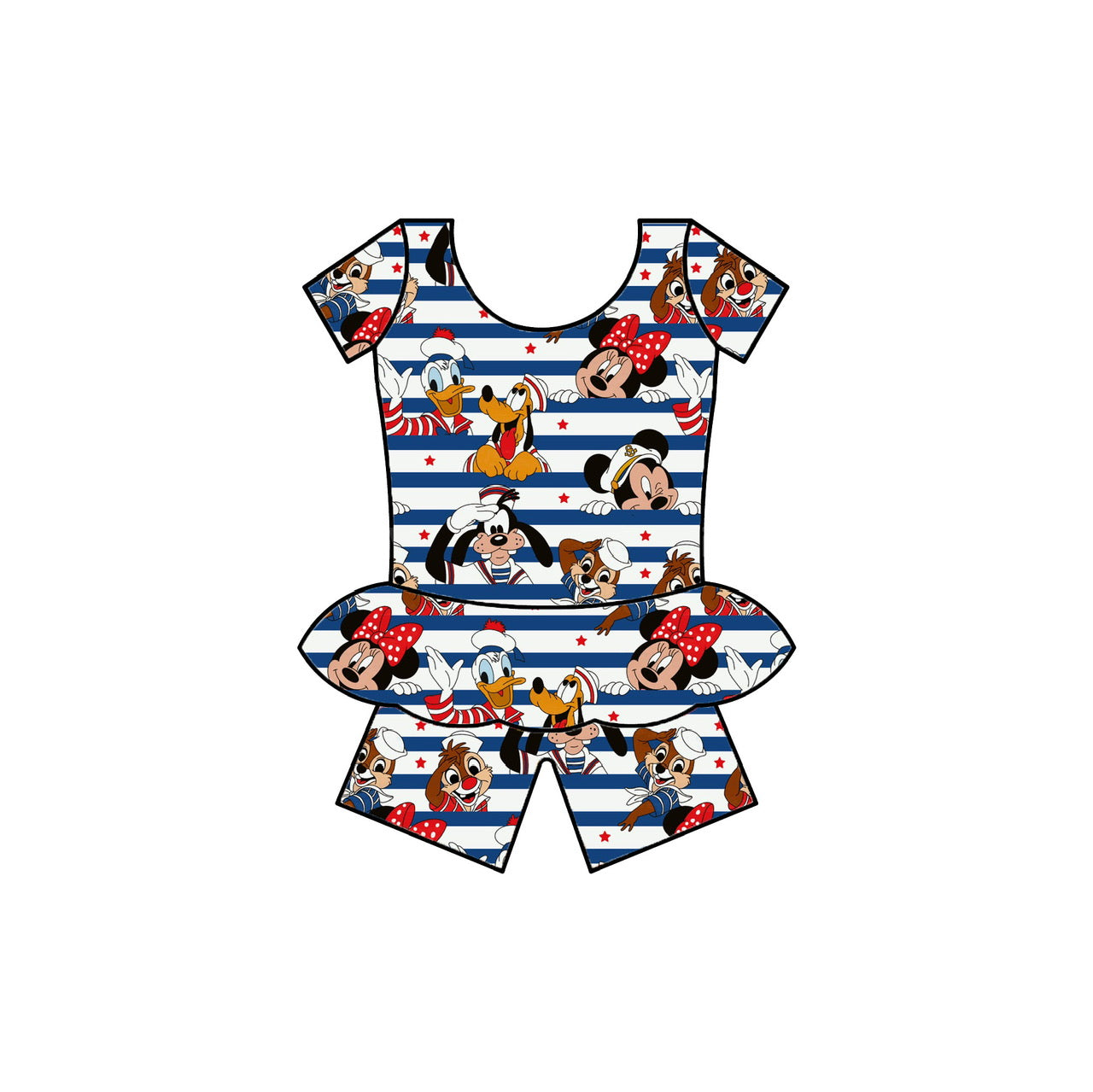 FAB STRIPE CRUISE - KIDS ROMPER - PRE-ORDER