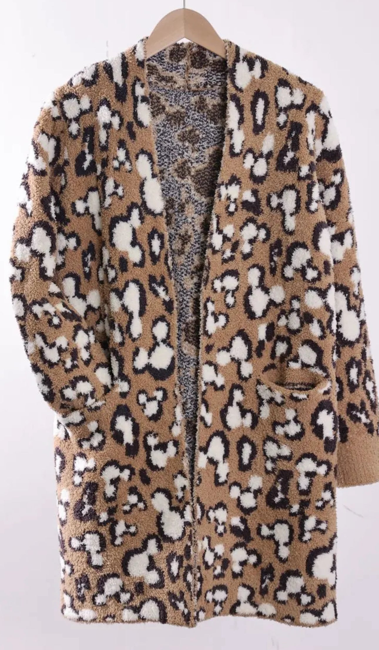 LEOPARD  - ADULT SIZE CARDIGAN