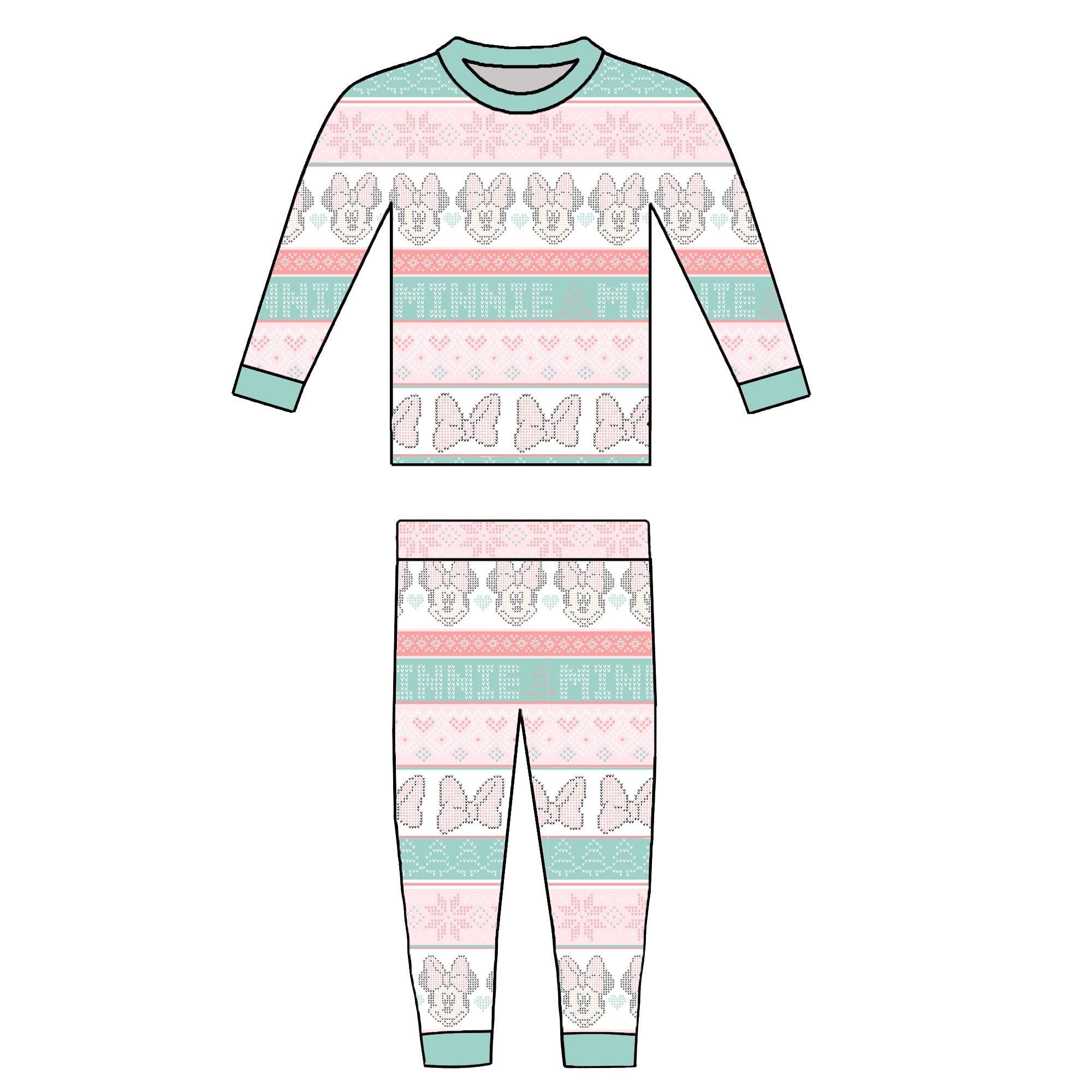 RTS - MIN NIE SWEATER- KIDS PAJAMAS