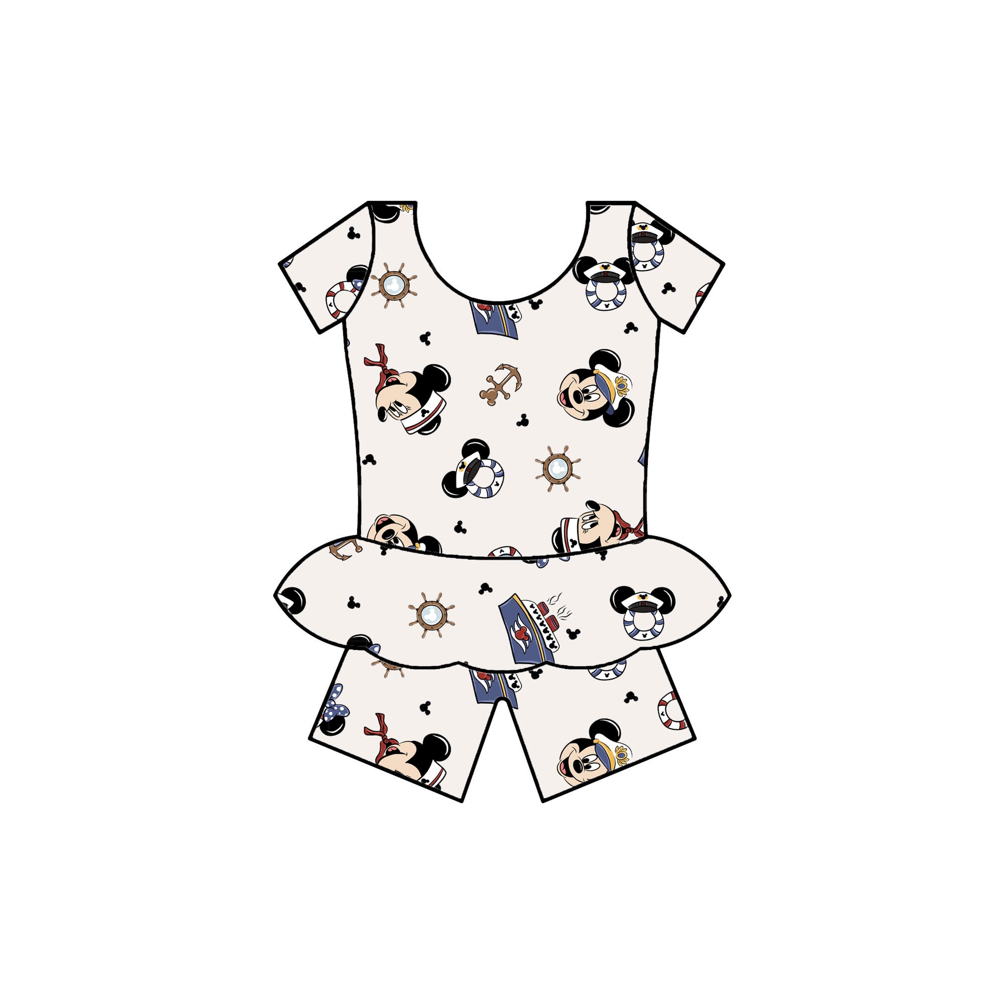 CREAM MOUSE - KIDS ROMPER - PRE-ORDER