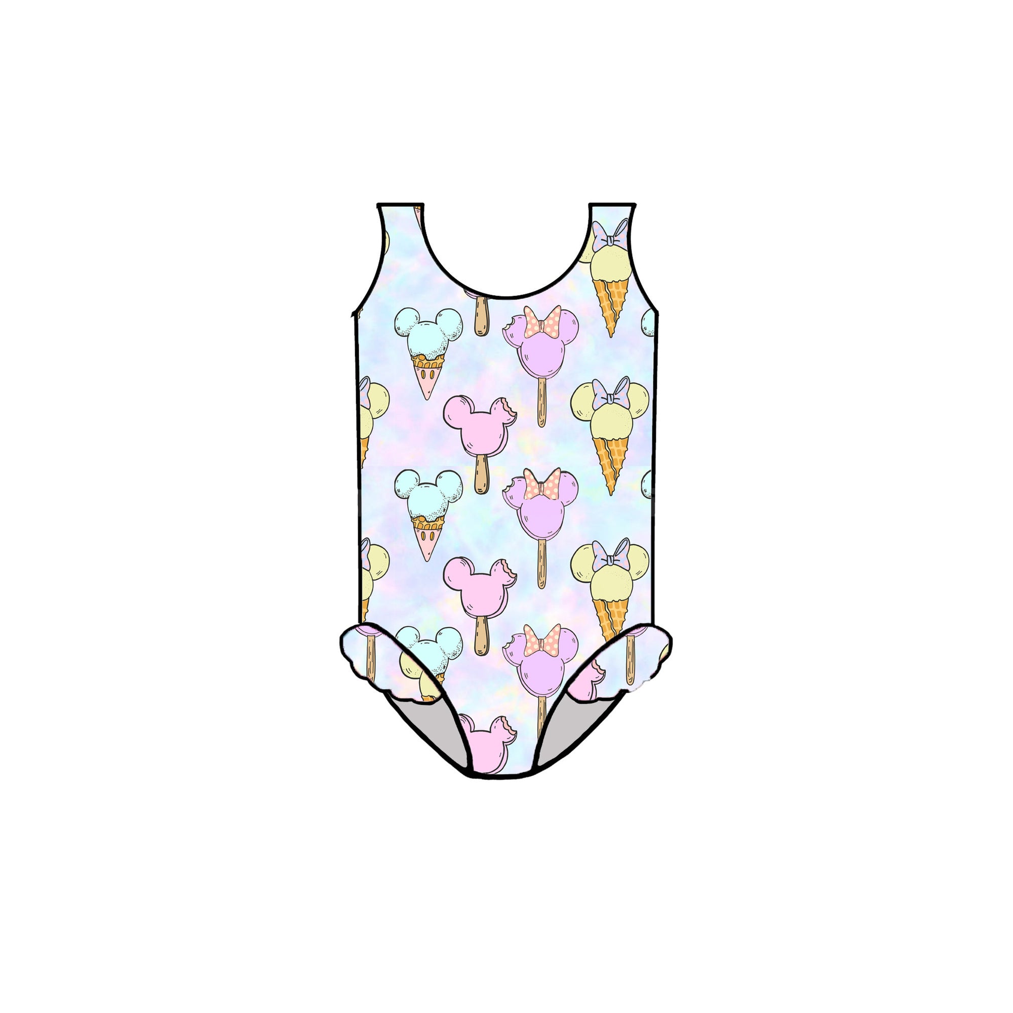 PASTEL CONES KIDS SWIM - CHOOSE STYLE