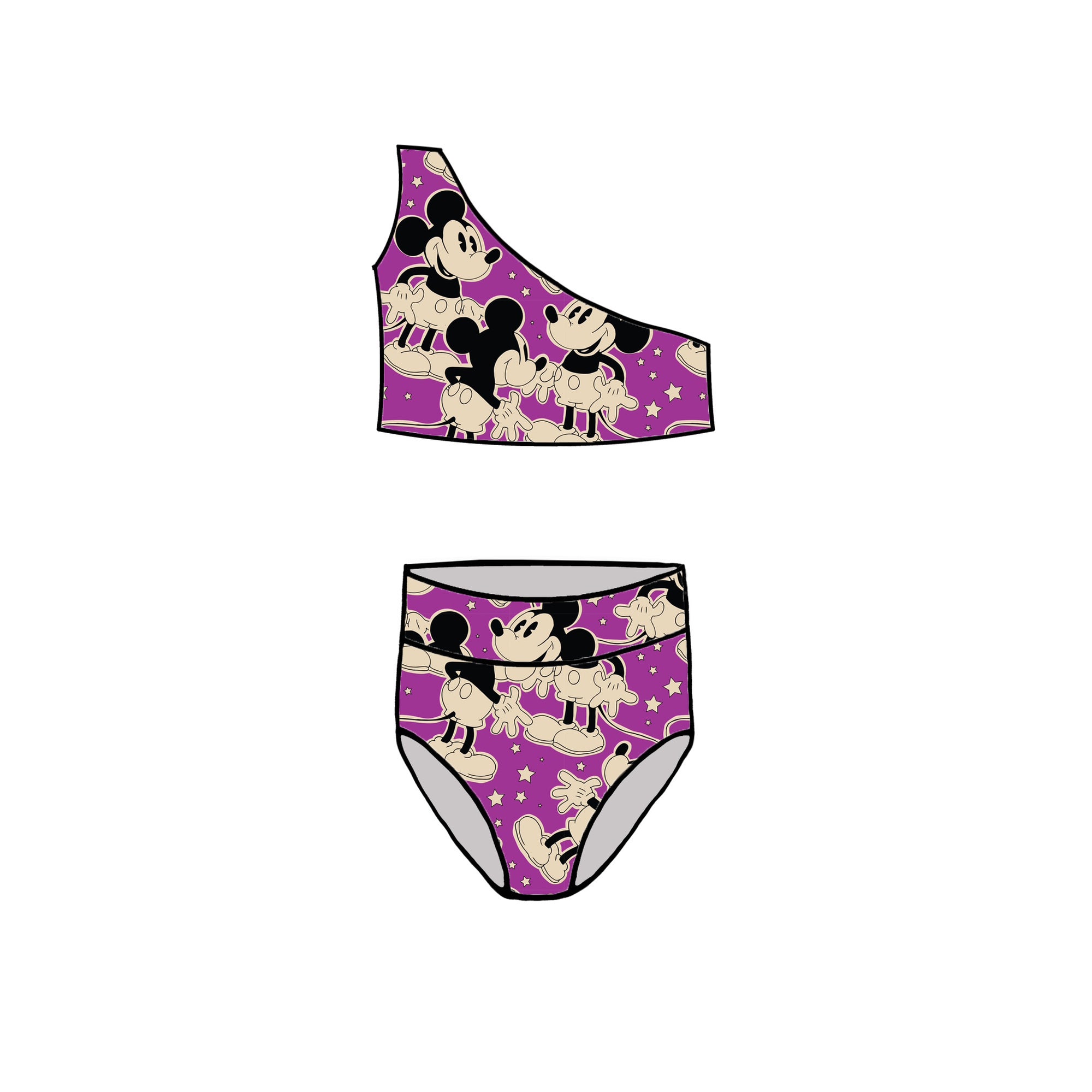 PURPLE MOUSE - ADULT SWIMWEAR- CHOOSE STYLE