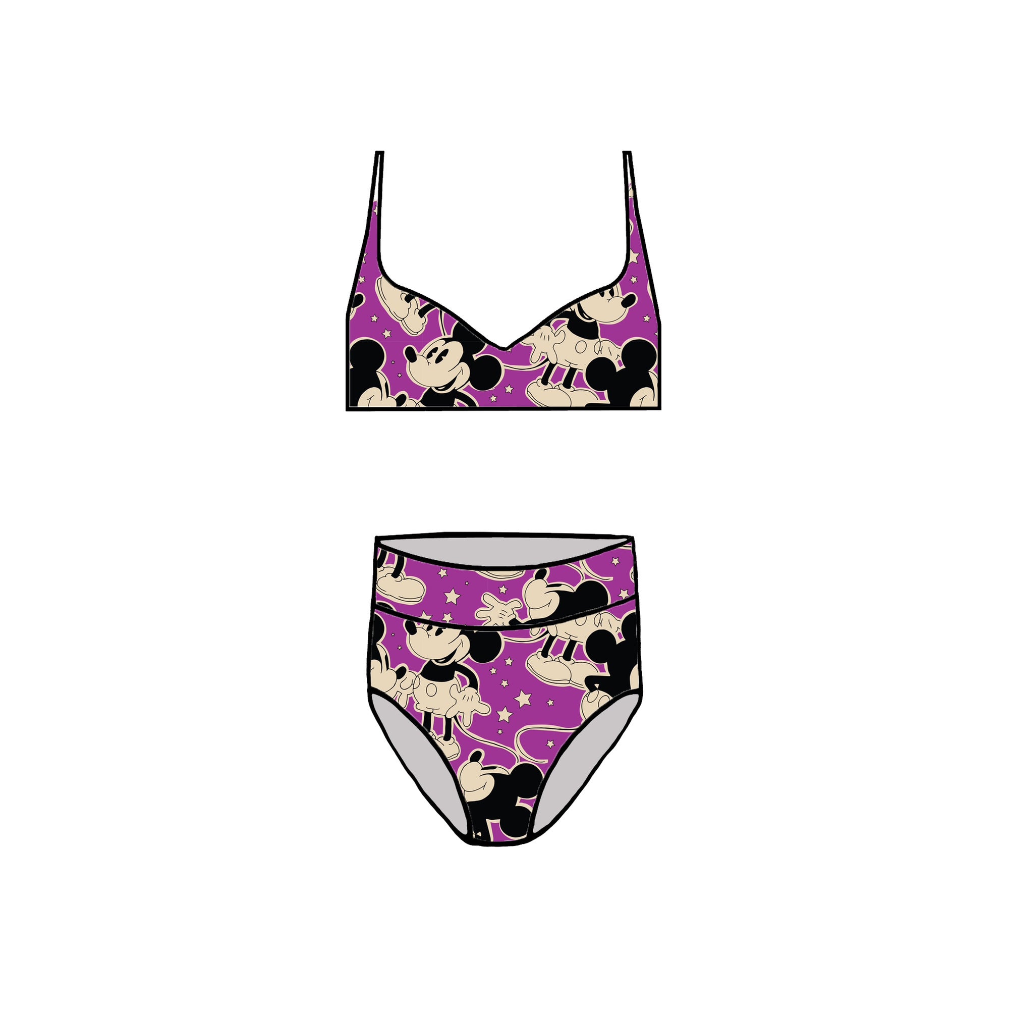 PURPLE MOUSE - ADULT SWIMWEAR- CHOOSE STYLE