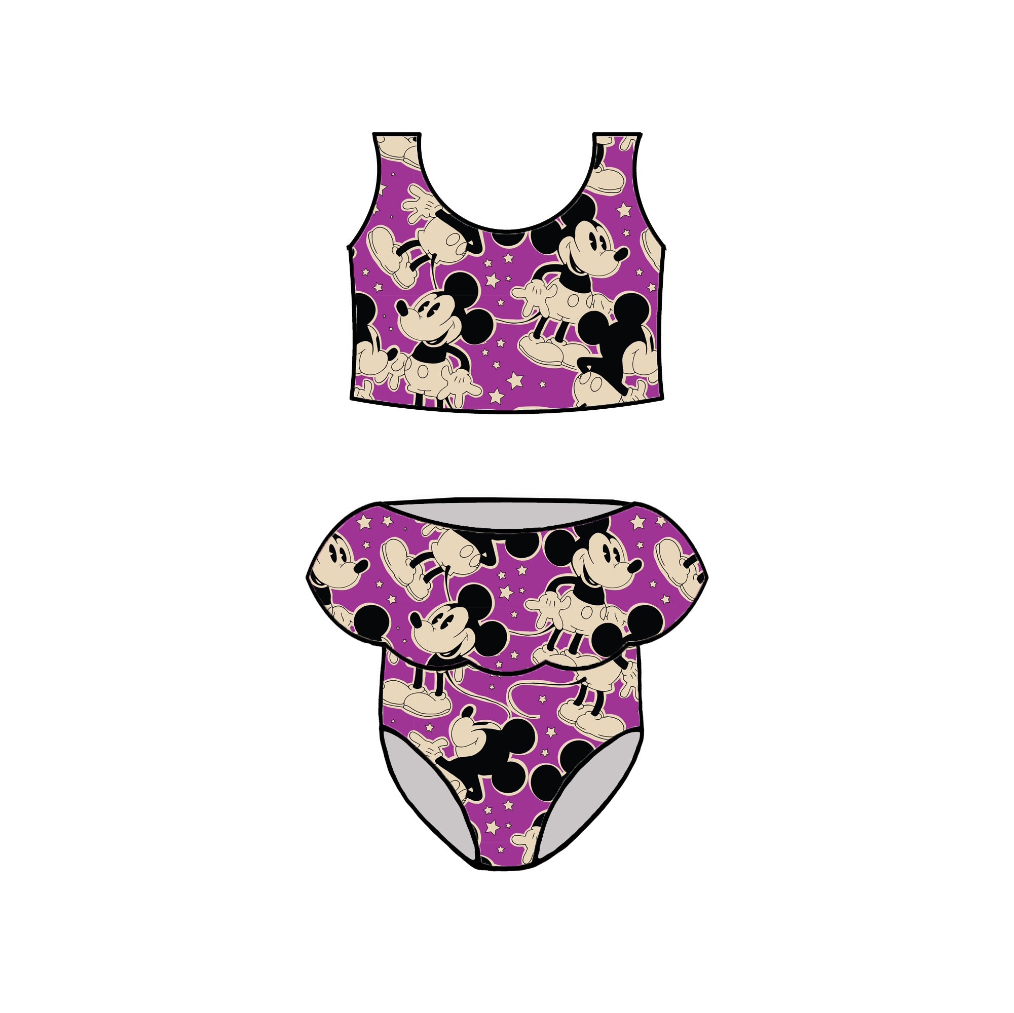 PURPLE MOUSE KIDS SWIM - CHOOSE STYLE