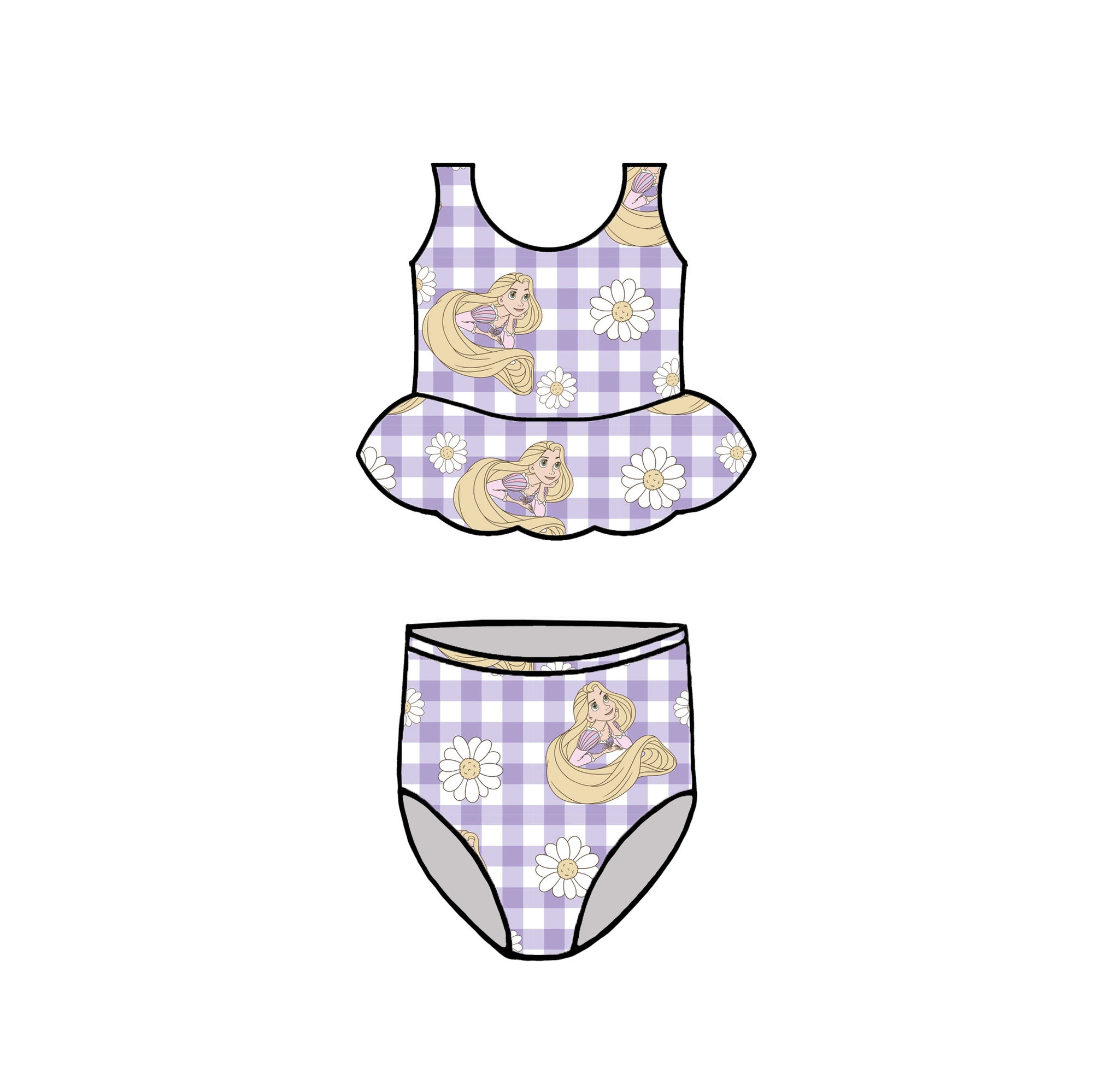 PUNZIE GINGHAM SWIM - CHOOSE STYLE