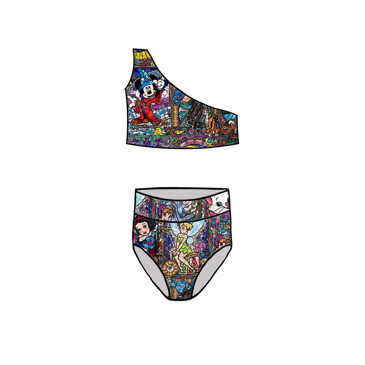 STAIN GLASS SWIMWEAR- CHOOSE STYLE