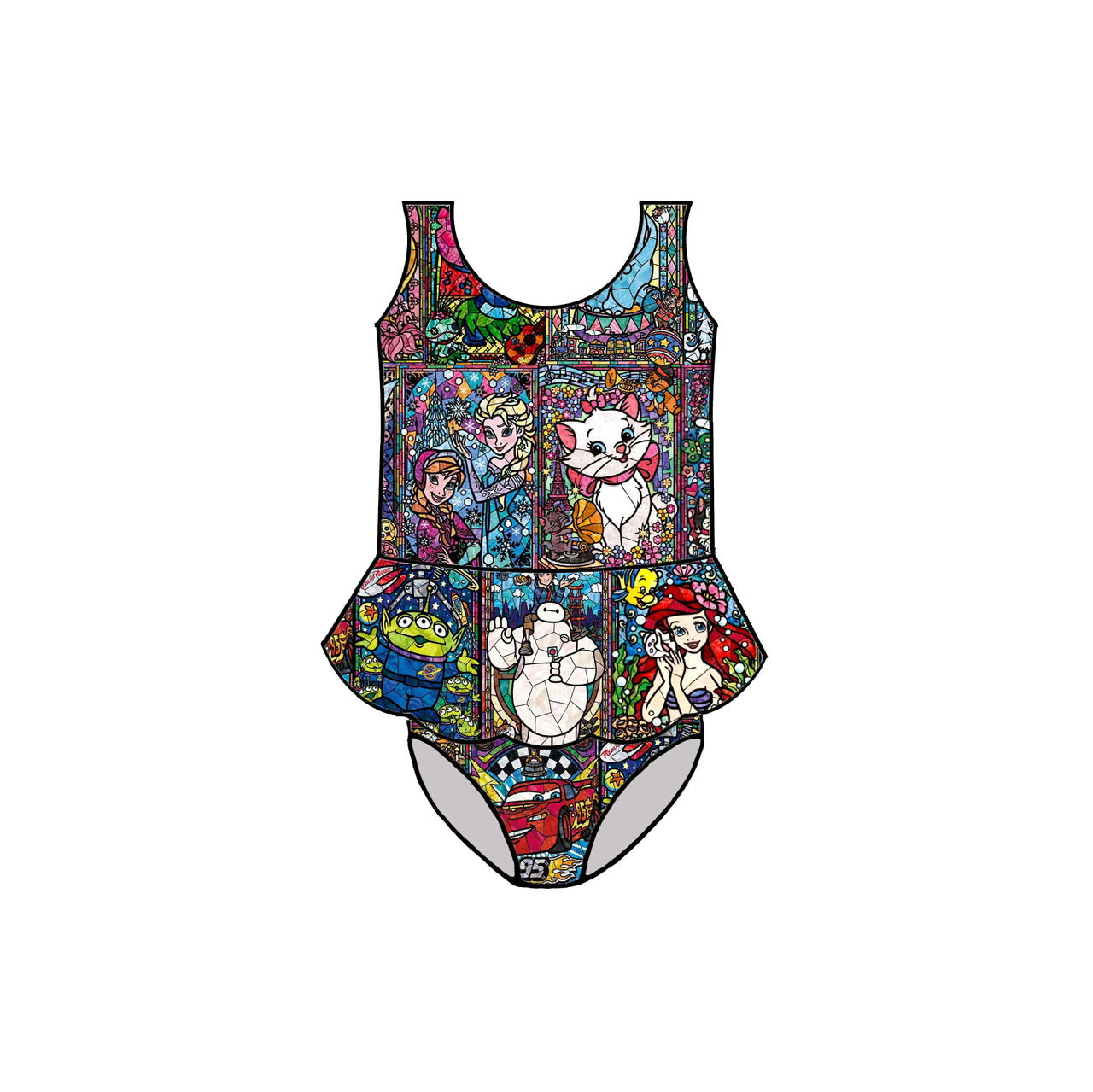 STAINED GLASS KIDS SWIM - CHOOSE STYLE