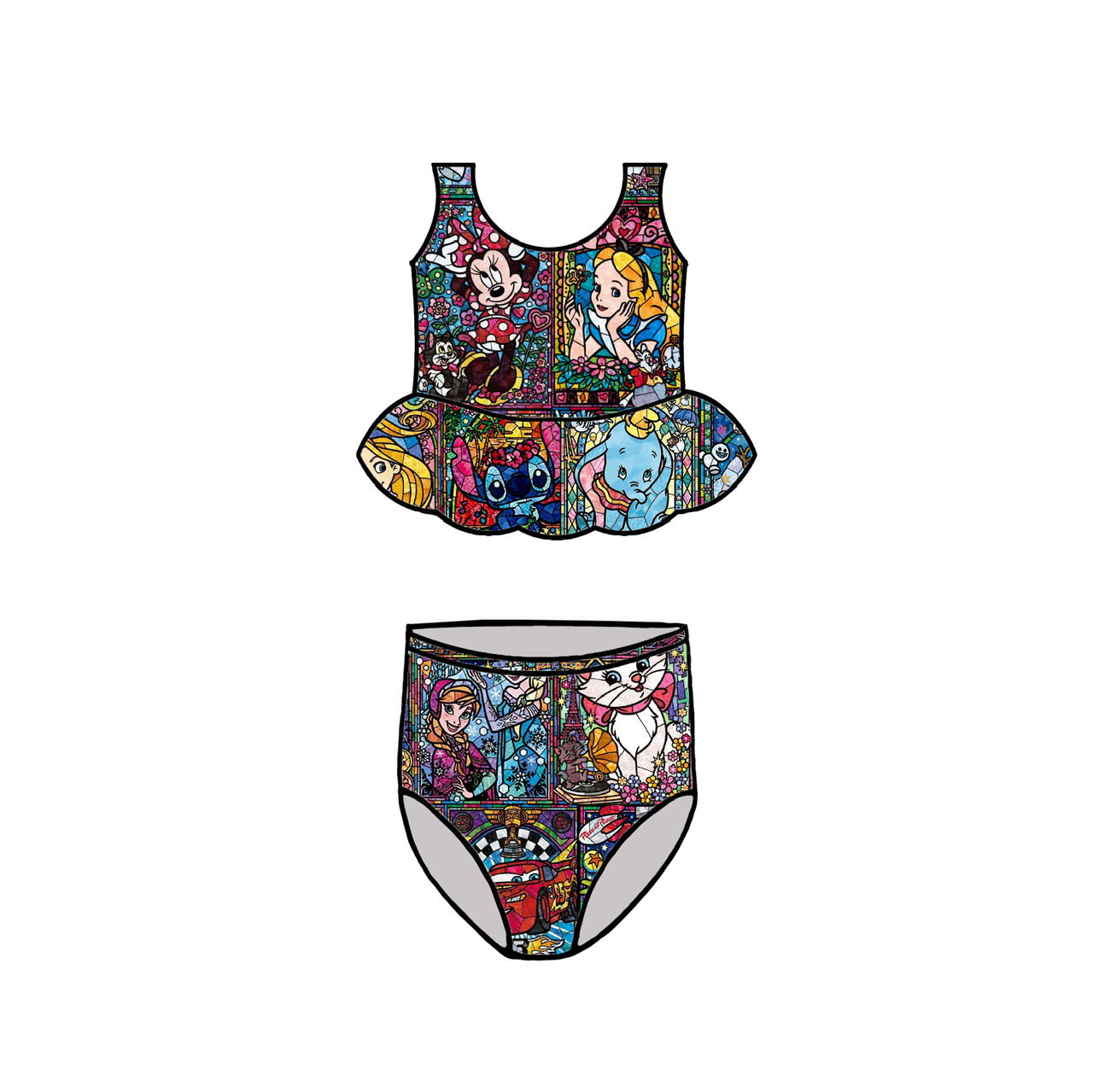 STAINED GLASS KIDS SWIM - CHOOSE STYLE