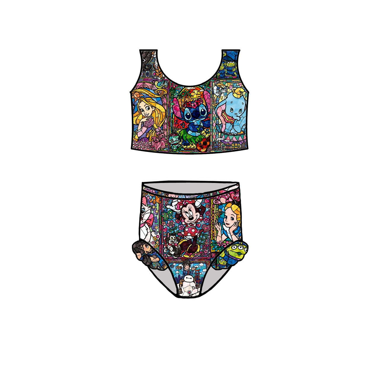 STAINED GLASS KIDS SWIM - CHOOSE STYLE