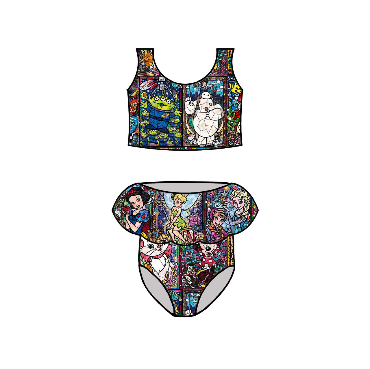 STAINED GLASS KIDS SWIM - CHOOSE STYLE