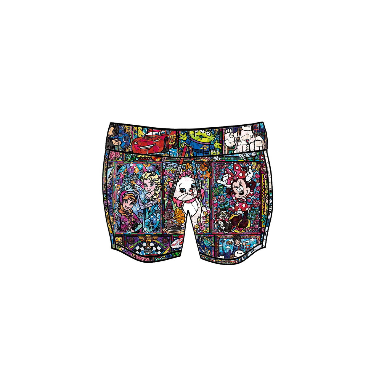 STAINED GLASS - KIDS SWIM SHORTS