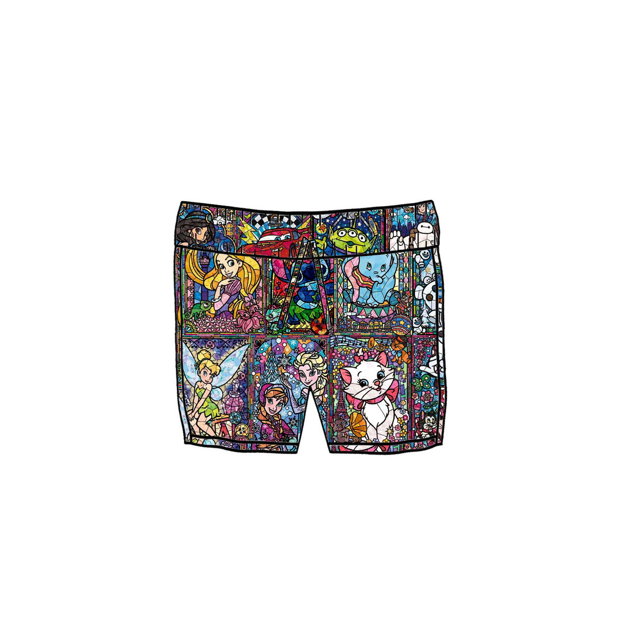 STAINED GLASS - KIDS SWIM SHORTS