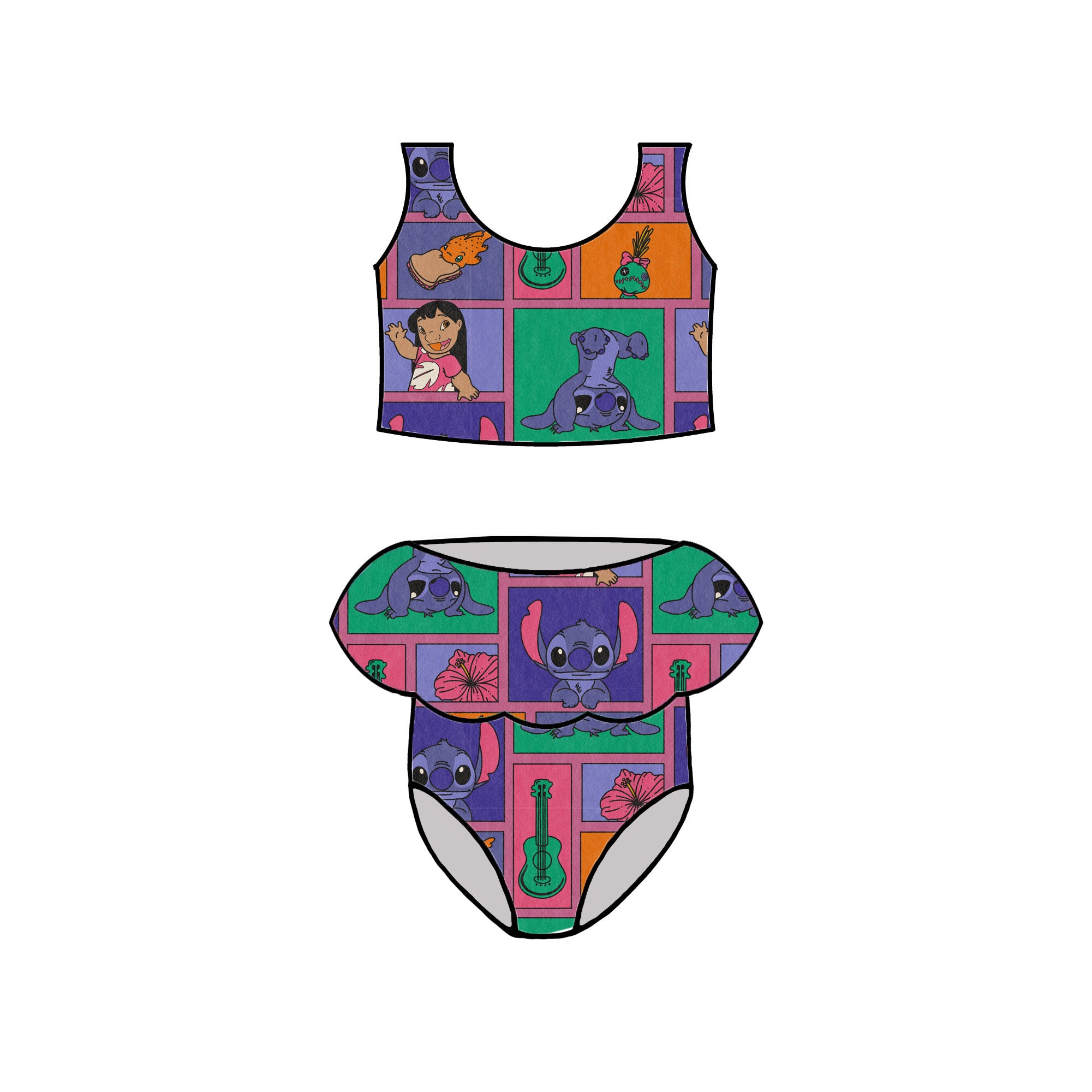 STI TCH SQUARES KIDS SWIM - CHOOSE STYLE